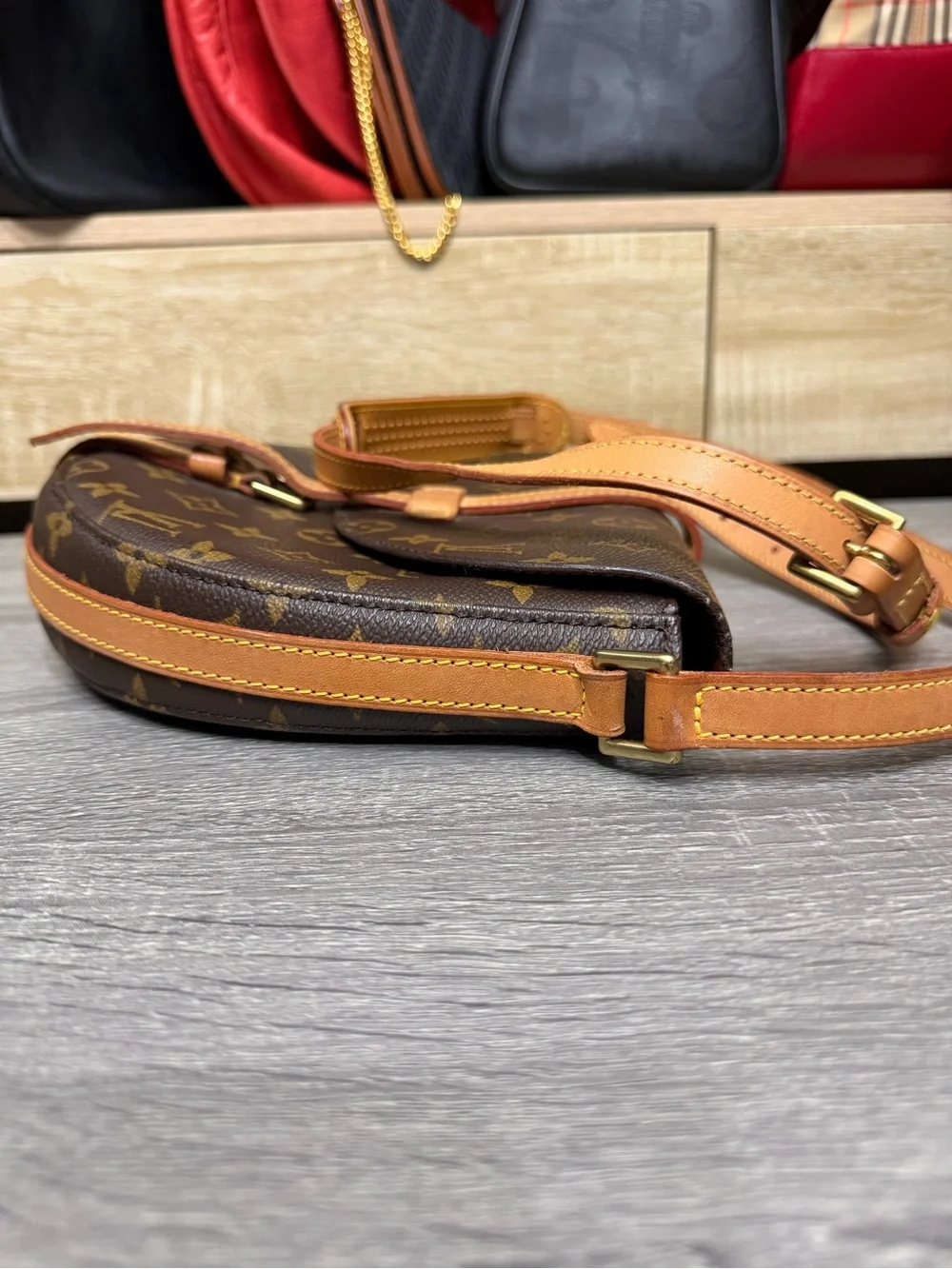 Louis Vuitton Vintage Chantilly MM Crossbody Monogram Bag